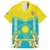 Personalised Kazakhstan Independence Day Hawaiian Shirt Lilium Peregrinum - Kazakh Pattern - Wonder Print Shop
