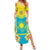 Personalised Kazakhstan Independence Day Summer Maxi Dress Lilium Peregrinum - Kazakh Pattern - Wonder Print Shop