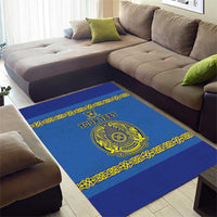 Custom Kazakhstan Hockey Area Rug Go Kazakh - Wonder Print Shop