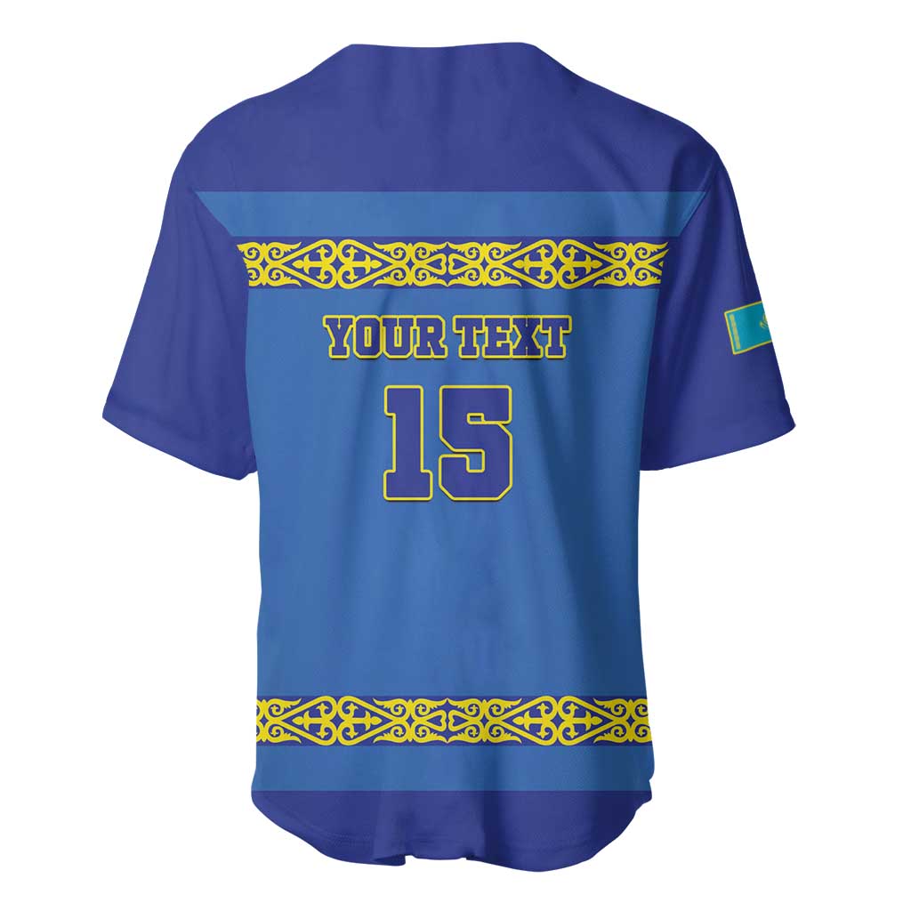 Custom Kazakhstan Hockey Baseball Jersey Go Kazakh - Wonder Print Shop