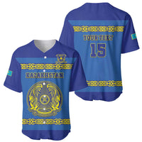 Custom Kazakhstan Hockey Baseball Jersey Go Kazakh - Wonder Print Shop