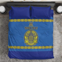 Custom Kazakhstan Hockey Bedding Set Go Kazakh - Wonder Print Shop