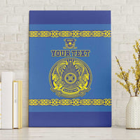 Custom Kazakhstan Hockey Canvas Wall Art Go Kazakh - Wonder Print Shop