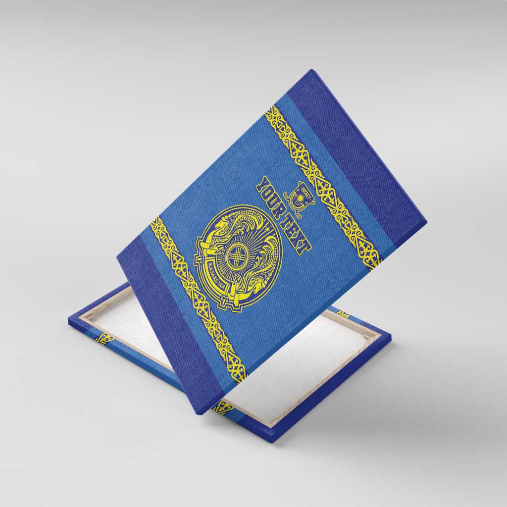 Custom Kazakhstan Hockey Canvas Wall Art Go Kazakh - Wonder Print Shop