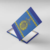 Custom Kazakhstan Hockey Canvas Wall Art Go Kazakh - Wonder Print Shop