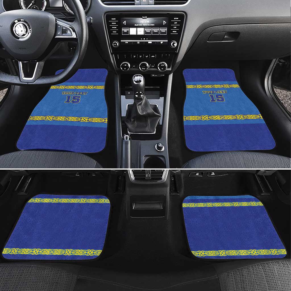 Custom Kazakhstan Hockey Car Mats Go Kazakh - Wonder Print Shop