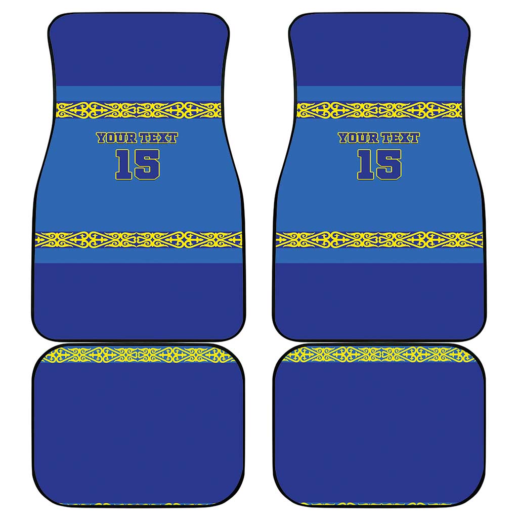 Custom Kazakhstan Hockey Car Mats Go Kazakh - Wonder Print Shop