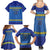 Custom Kazakhstan Hockey Family Matching Summer Maxi Dress and Hawaiian Shirt Go Kazakh - Wonder Print Shop