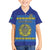 Custom Kazakhstan Hockey Family Matching Summer Maxi Dress and Hawaiian Shirt Go Kazakh - Wonder Print Shop