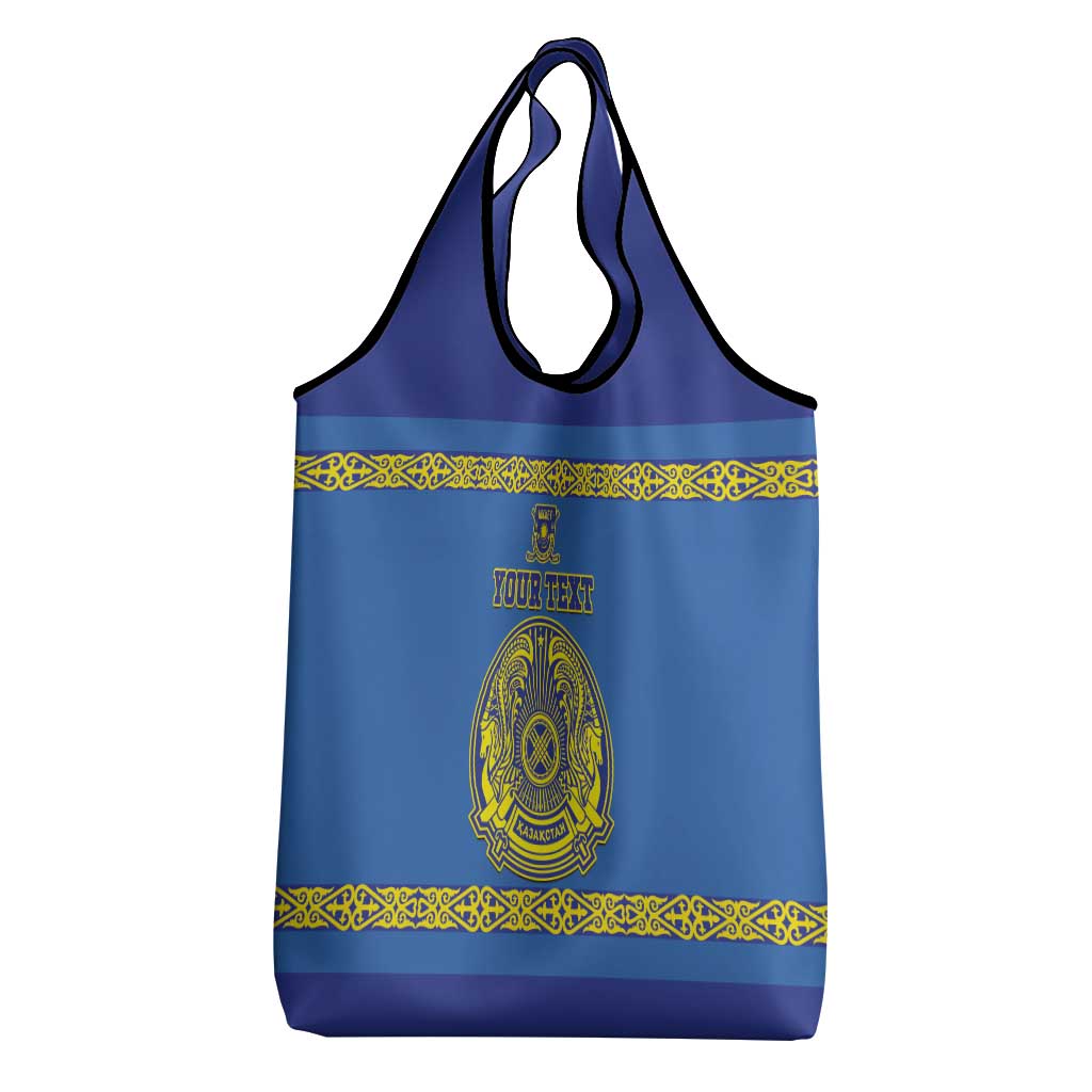 Custom Kazakhstan Hockey Grocery Bag Go Kazakh