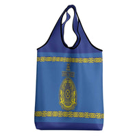 Custom Kazakhstan Hockey Grocery Bag Go Kazakh