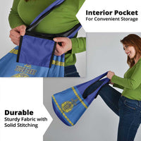 Custom Kazakhstan Hockey Grocery Bag Go Kazakh