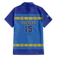 Custom Kazakhstan Hockey Hawaiian Shirt Go Kazakh - Wonder Print Shop