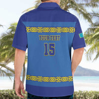 Custom Kazakhstan Hockey Hawaiian Shirt Go Kazakh - Wonder Print Shop