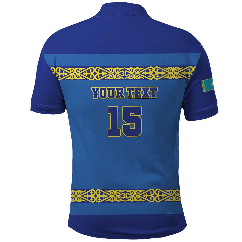 Custom Kazakhstan Hockey Polo Shirt Go Kazakh - Wonder Print Shop