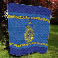 Custom Kazakhstan Hockey Quilt Go Kazakh - Wonder Print Shop