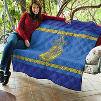 Custom Kazakhstan Hockey Quilt Go Kazakh - Wonder Print Shop