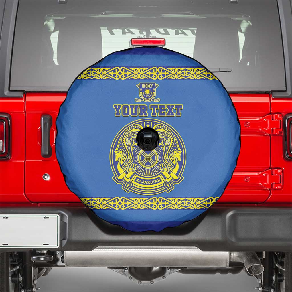 Custom Kazakhstan Hockey Spare Tire Cover Go Kazakh - Wonder Print Shop