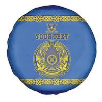 Custom Kazakhstan Hockey Spare Tire Cover Go Kazakh - Wonder Print Shop