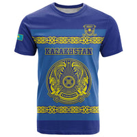 Custom Kazakhstan Hockey T Shirt Go Kazakh - Wonder Print Shop