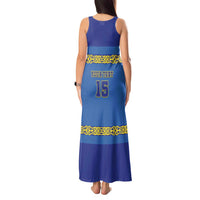 Custom Kazakhstan Hockey Tank Maxi Dress Go Kazakh - Wonder Print Shop