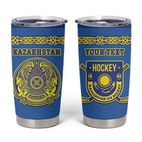 Custom Kazakhstan Hockey Tumbler Cup Go Kazakh - Wonder Print Shop
