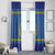 Custom Kazakhstan Hockey Window Curtain Go Kazakh - Wonder Print Shop