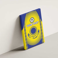 Custom Kazakhstan Football Canvas Wall Art Go The Hawks - Wonder Print Shop