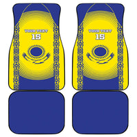 Custom Kazakhstan Football Car Mats Go The Hawks - Wonder Print Shop