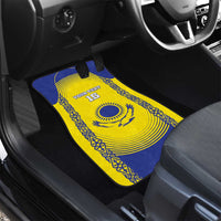 Custom Kazakhstan Football Car Mats Go The Hawks - Wonder Print Shop