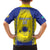 Custom Kazakhstan Football Family Matching Off Shoulder Short Dress and Hawaiian Shirt Go The Hawks - Wonder Print Shop