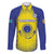 Custom Kazakhstan Football Family Matching Puletasi and Hawaiian Shirt Go The Hawks - Wonder Print Shop