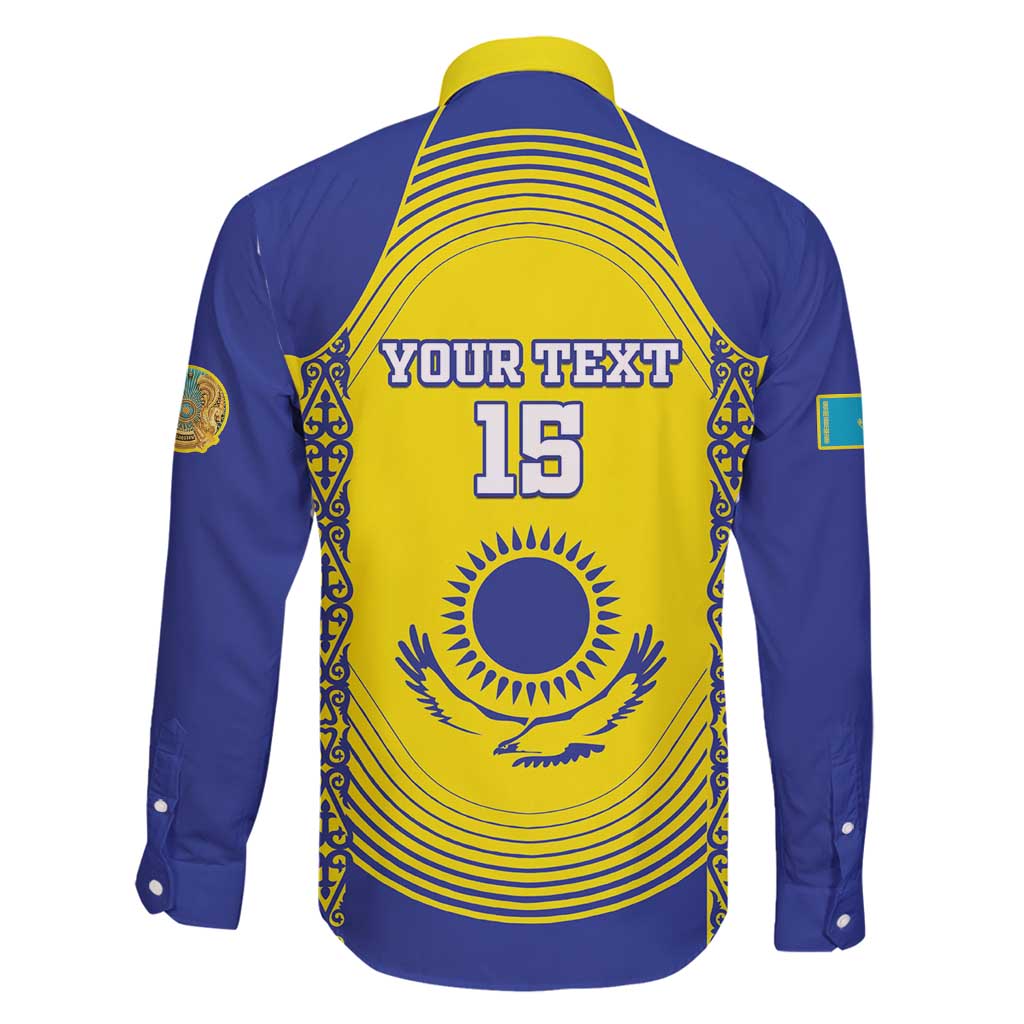 Custom Kazakhstan Football Family Matching Summer Maxi Dress and Hawaiian Shirt Go The Hawks - Wonder Print Shop