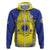 Custom Kazakhstan Football Hoodie Go The Hawks - Wonder Print Shop
