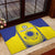 Custom Kazakhstan Football Rubber Doormat Go The Hawks - Wonder Print Shop