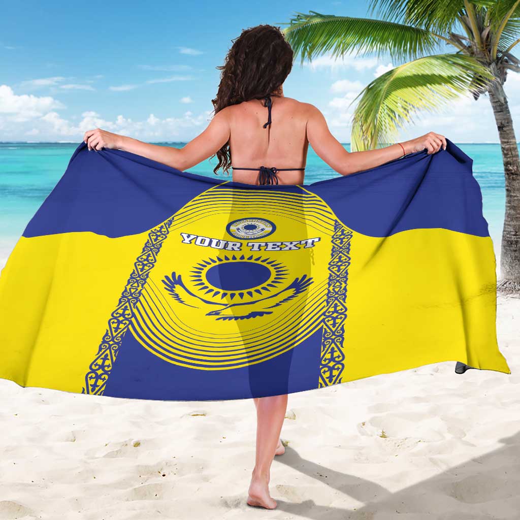 Custom Kazakhstan Football Sarong Go The Hawks - Wonder Print Shop