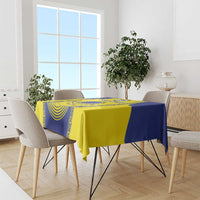 Custom Kazakhstan Football Tablecloth Go The Hawks - Wonder Print Shop