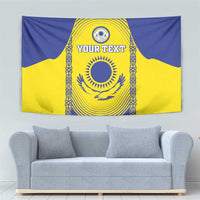 Custom Kazakhstan Football Tapestry Go The Hawks - Wonder Print Shop