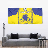 Custom Kazakhstan Football Tapestry Go The Hawks - Wonder Print Shop