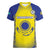 Custom Kazakhstan Football Women V-Neck T-Shirt Go The Hawks - Wonder Print Shop