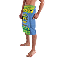 Gabon Christmas Lavalava Coat Of Arms Joyeux Noel - Wonder Print Shop