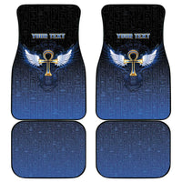 Personalised Egyptian Ankh Car Mats Egypt Hieroglyphs Pattern