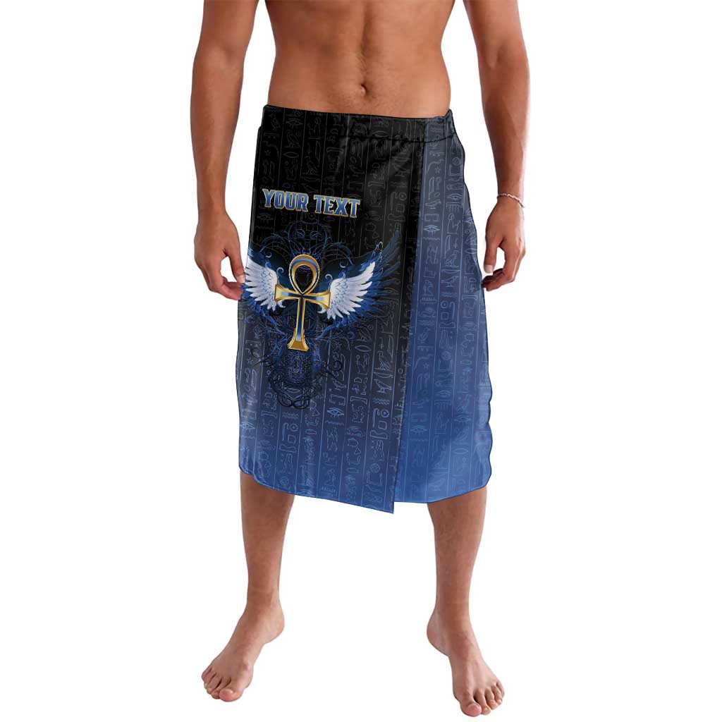 Personalised Egyptian Ankh Lavalava Egypt Hieroglyphs Pattern