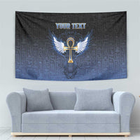 Personalised Egyptian Ankh Tapestry Egypt Hieroglyphs Pattern
