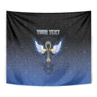 Personalised Egyptian Ankh Tapestry Egypt Hieroglyphs Pattern