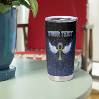 Personalised Egyptian Ankh Tumbler Cup Egypt Hieroglyphs Pattern