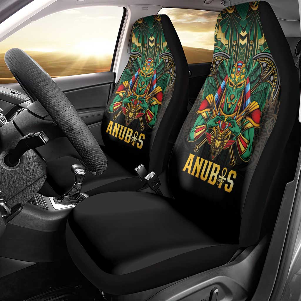 Egypt Anubis Car Seat Cover Golden Ancient Egypt Pattern