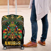Egypt Anubis Luggage Cover Golden Ancient Egypt Pattern