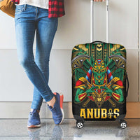 Egypt Anubis Luggage Cover Golden Ancient Egypt Pattern