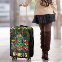 Egypt Anubis Luggage Cover Golden Ancient Egypt Pattern
